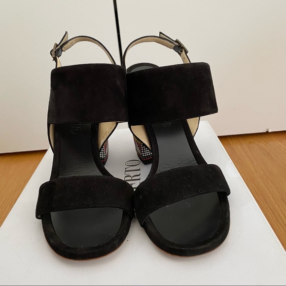 Alberto Gozzi Embellished Block Heel Sandals - Picture 8 of 13